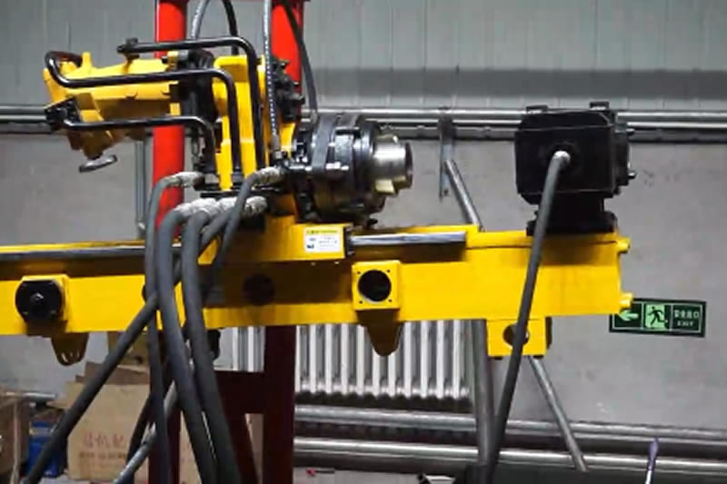 KY-600B鉆機，試機與井下施工